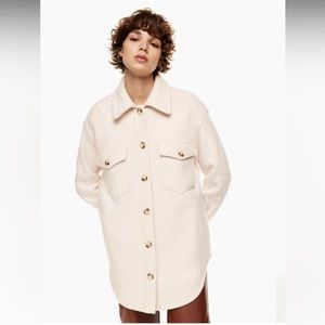NEW Aritzia Wilfred Free Ganna Shirt Jacket